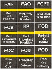 Photo collage of Business Acronyms