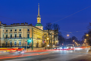 Obraz premium Mikhailovsky castle, Saint Petersburg, Russia