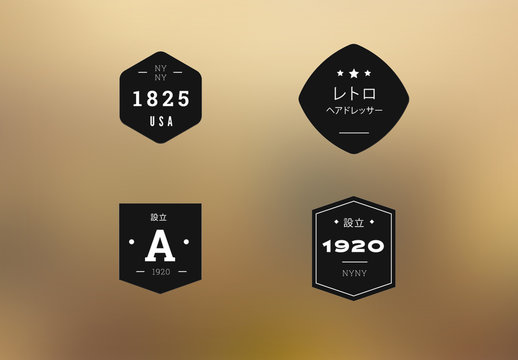 レトロなロゴキット