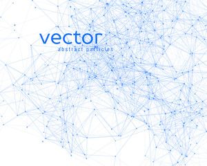 Vector abstract particles.