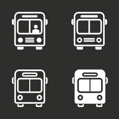 Bus - vector icon.