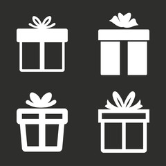 Gift Box - vector icon.