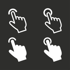Obraz premium Touch - vector icon.