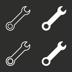 Wrench - vector icon.