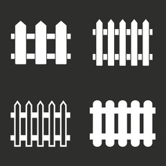 Fence - vector icon.