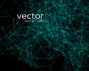 Vector abstract particles.