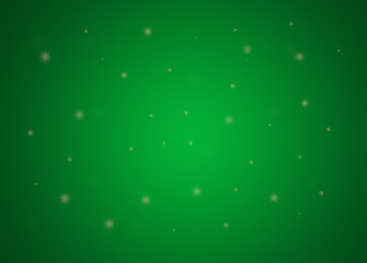 Sterne auf grünem Hintergrund