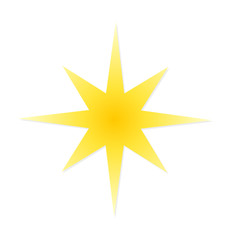 Obraz premium Christmas star icon