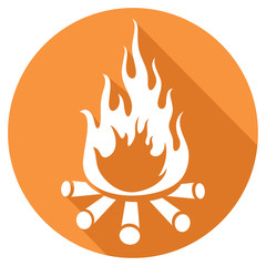 campfire flat icon
