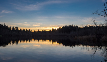 Lakeside Sunset