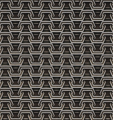 Sewing fabric with Seamless chain armor background. 3D illustration ...