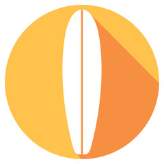 surfboard flat icon