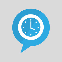 sign clock time watch design graphic vector illustration