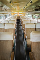 Fototapeta premium Boarding the Bus Vertical