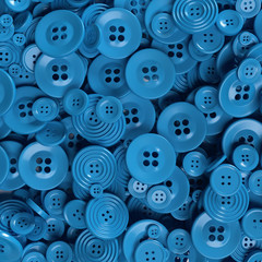 Fototapeta premium Sewing (clothing) buttons background. 3d Rendering