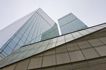 OKO tower scyscrapers of Moscow City complex 