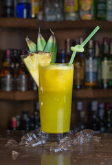 Pineapple fresh with ice