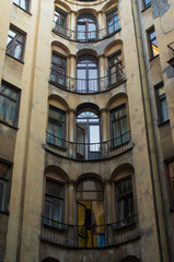 Fototapeta na wymiar Old Building in Saint Petersburg, Russia