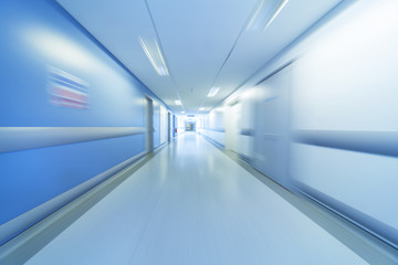 Motion Blur Hospital Corridor