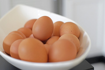 soft boiled egg in a bowl