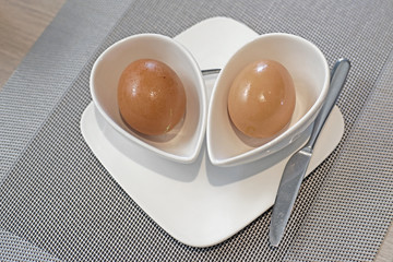 soft boiled egg in eggcup