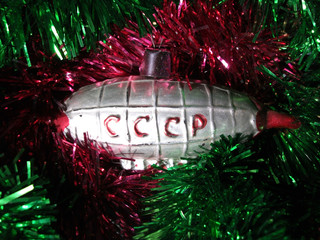Decorating for Christmas tree  © Ann-Mary