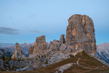 Fototapeta premium Cinque Torri rock formation Dolomite Alps