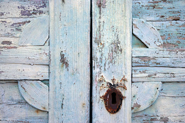 old door n key-hole