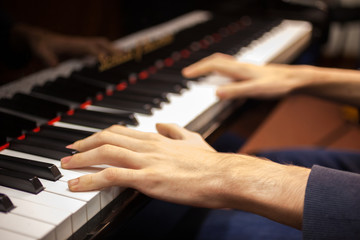 Man playing the piano