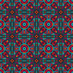 Abstract geometric tiles pattern ornamental