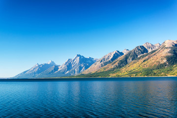 Jackson Lake and Teton Range