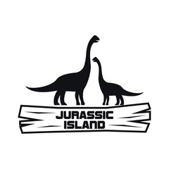 Dinosaurs logo template for your business