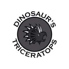 Dinosaurs logo template for your business