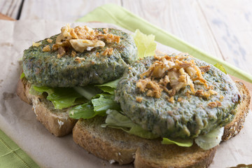 burger of spinach