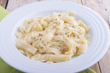 Tagliatelle of Carbonara