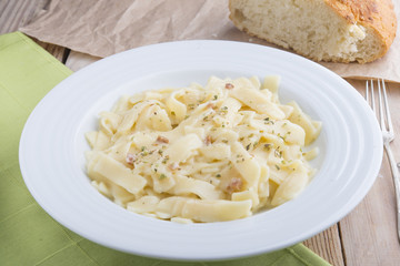 Tagliatelle of Carbonara