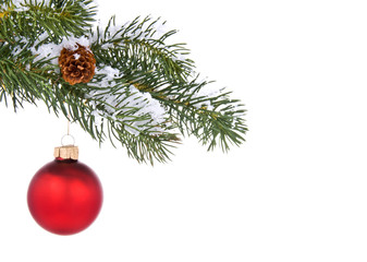 Red Christmas ornament