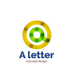 Vector modern minimalistic letter concept logo