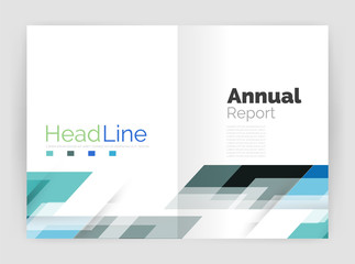 Motion concept. Business annual report cover templates