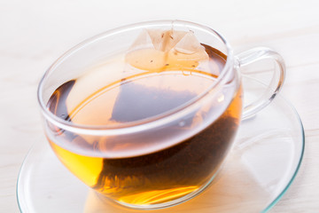 A Cup Of Tea With A Teabag