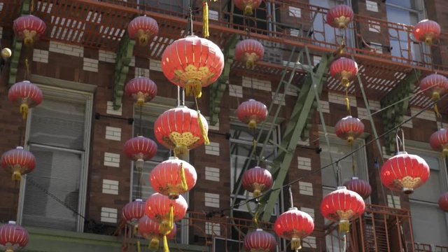 Chinese paper lanterns.