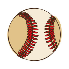 baseball ball icon image vector illustration design 