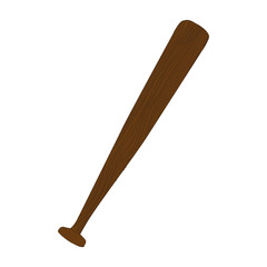 baseball bat icon image vector illustration design 