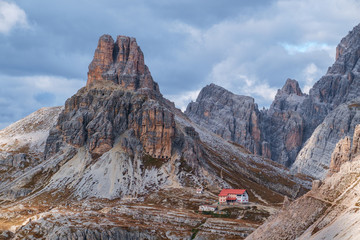 Dolomites mountain panorama,Italy