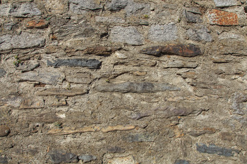 Medieval stone wall background