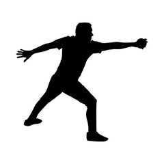Fototapeta na wymiar baseball player icon image vector illustration design 