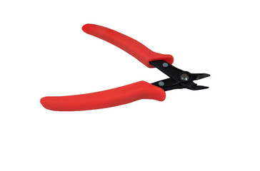 Diagonal pliers (side cutters) isolated on white background