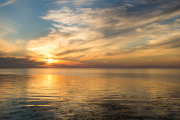 Breathtaking Sunset in Sainte-Flavie, Quebec, Canada