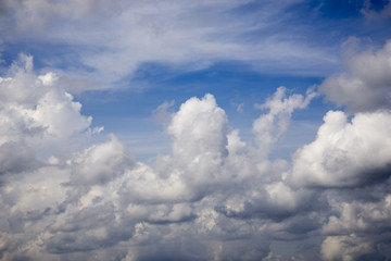 blue sky and cloud