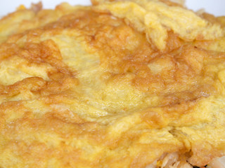the omelette in dish